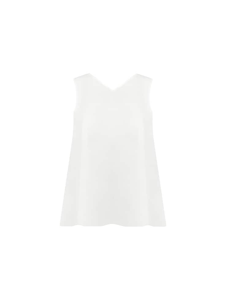 Live Unlimited White Curve Satin Vest Top - Image 4 of 4 Live Unlimited White Curve Satin Vest Top - Image 4 of 4