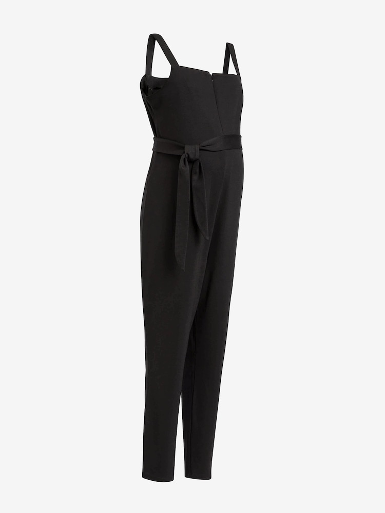 Seraphine Jersey Black Maternity Dungarees - Image 7 of 7