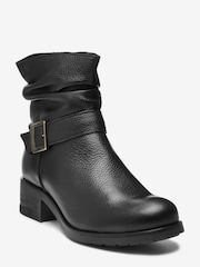 Schwarz - Forever Comfort Stiefel mit Schnallenriemen - Bild 4 von 6
