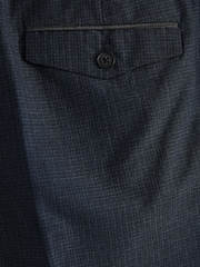 Marineblau/blau - Reguläre Passform - Elegante, strukturierte Hose - Bild 9 von 9