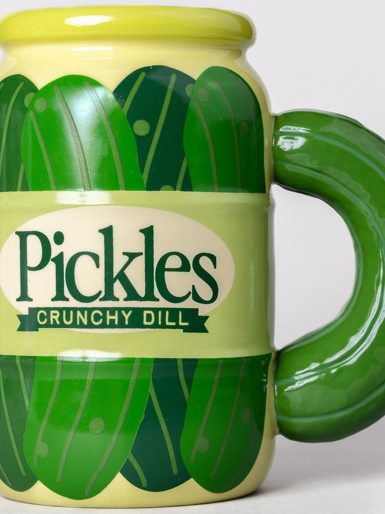 ban.do Pickle Jar Novelty Ceramic Mug - Image 2 of 4 ban.do Pickle Jar Novelty Ceramic Mug - Image 2 of 4