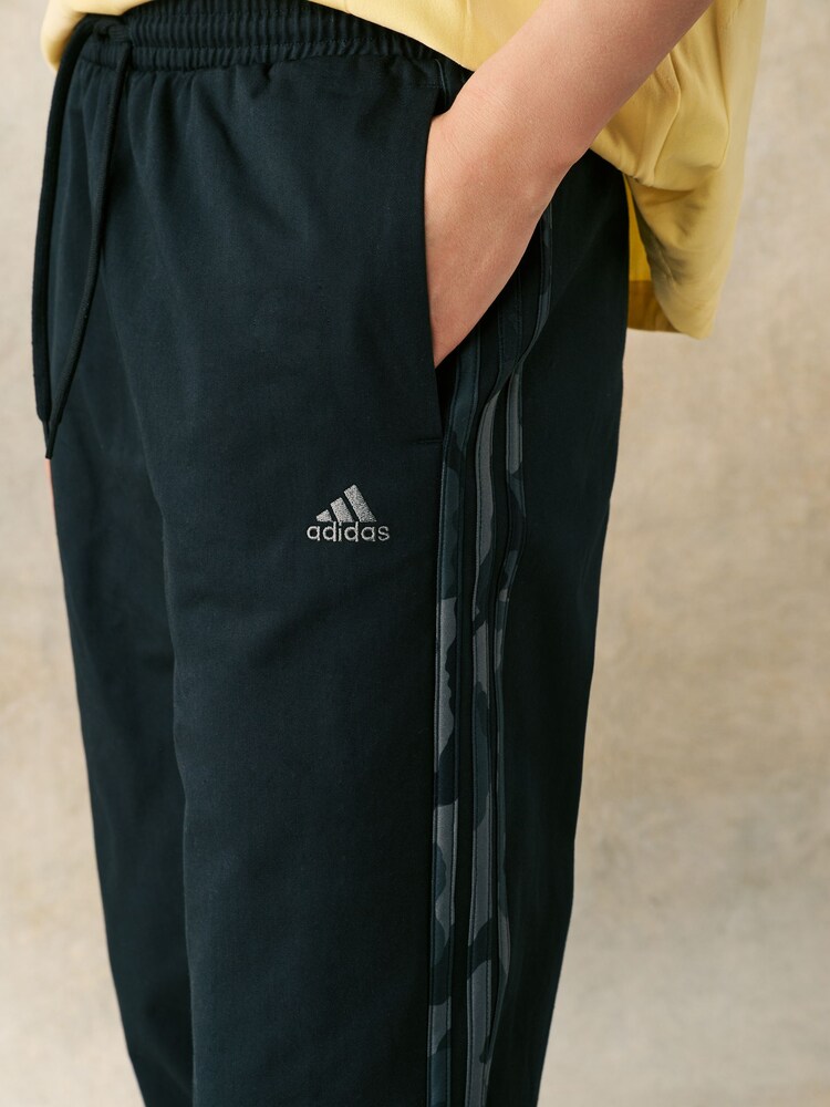 Buy adidas Black 100% Cotton Camo Stripe Joggers from the Next