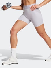 adidas Grey Techfit 7/8 Shorts - Image 4 of 7