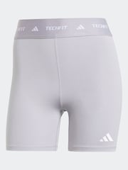adidas Grey Techfit 7/8 Shorts - Image 6 of 7