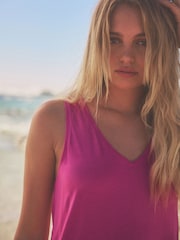 Pink Raspberry Slouch Vest - Image 4 of 6
