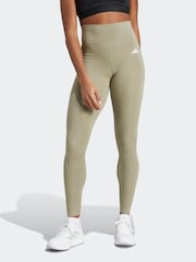 adidas Green Optime Essentials Leggings - Image 1 of 7