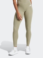 adidas Green Optime Essentials Leggings - Image 4 of 7