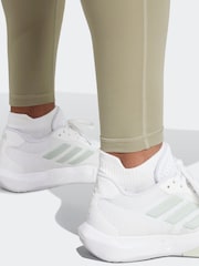 adidas Green Optime Essentials Leggings - Image 6 of 7