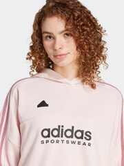 rožnata - adidas Tiro Fleece Kapucar; jopa/pulover s kapuco - Slika 5 iz 7