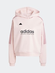 rožnata - adidas Tiro Fleece Kapucar; jopa/pulover s kapuco - Slika 7 iz 7