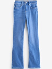 Svetlo modra - Izredno mehke bootcut kavbojke - Slika 5 iz 6