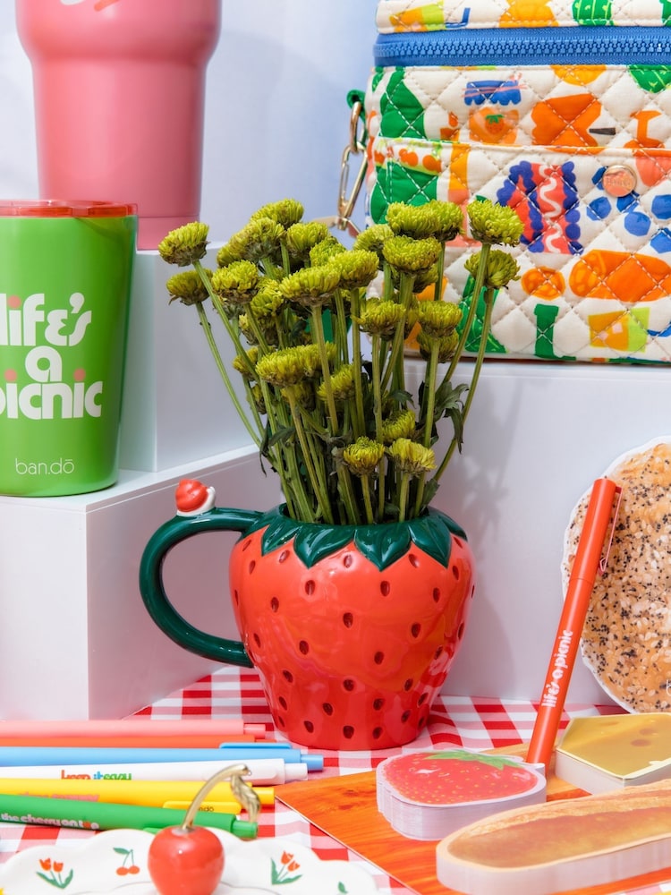 ban.do Strawberry Novelty Ceramic Mug - Image 1 of 4