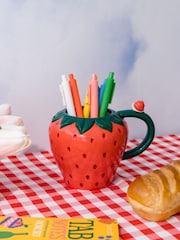 ban.do Strawberry Novelty Ceramic Mug - Image 2 of 4