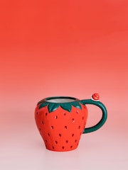 ban.do Strawberry Novelty Ceramic Mug - Image 3 of 4