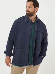 FatFace Blue Worker Jacket - Image 3 of 5
