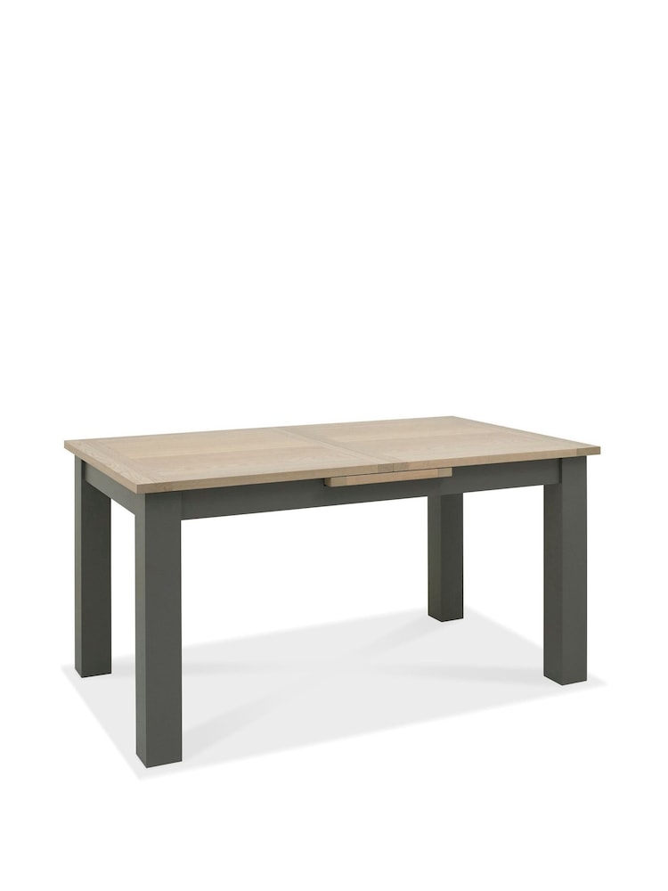 Bentley Designs Grey Oakham 6 To 8 Seater Extending Dining Table - Image 2 of 4