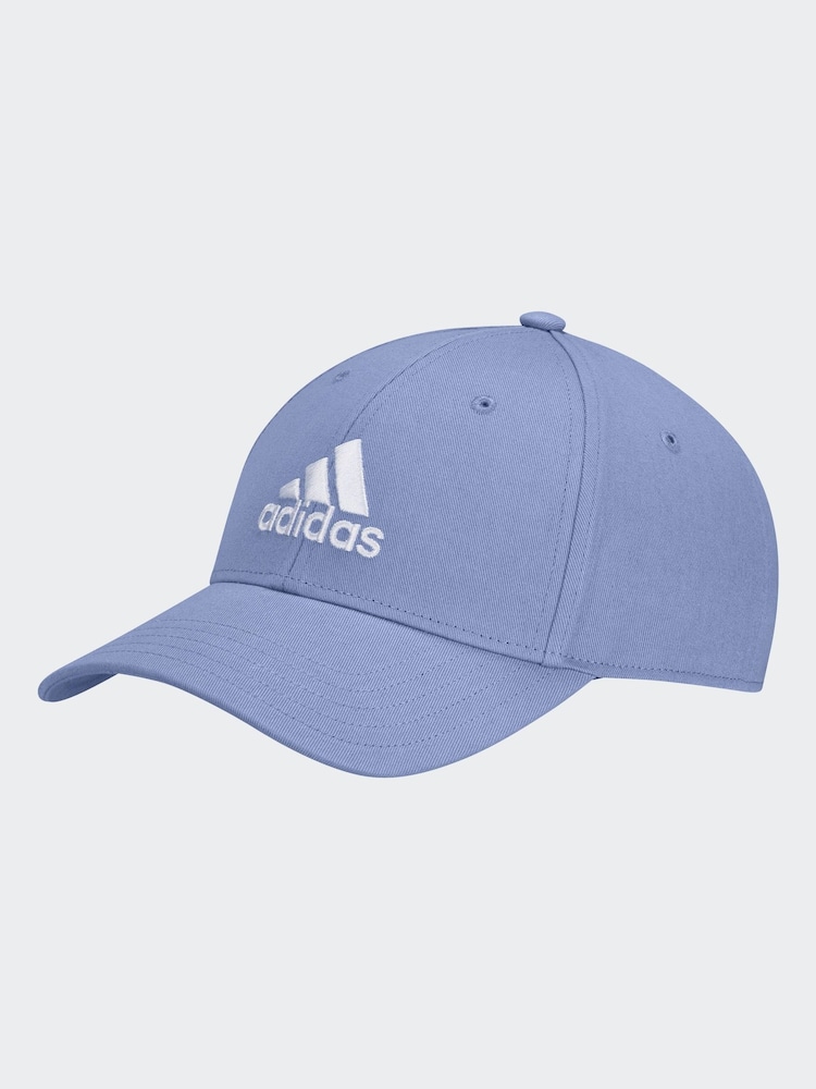 adidas Blue Baseball 100% Cotton Cap - Image 1 of 2