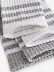 adidas Grey/White Crew Socks 2 Pack - Image 3 of 5
