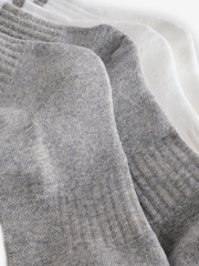 adidas Grey/White Crew Socks 2 Pack - Image 5 of 5