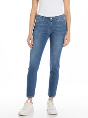 Replay Mid Blue Denim Slim Fit Jeans - Image 1 of 3