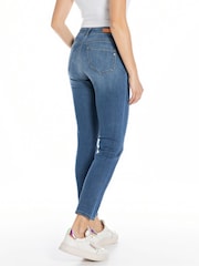 Replay Mid Blue Denim Slim Fit Jeans - Image 2 of 3