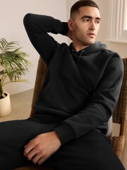 Black Overhead Hoodie - Image 3 of 9
