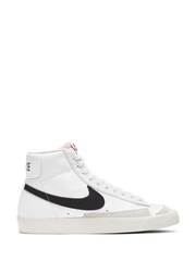 Nike White Blazer Mid '77 Vintage Trainers - Image 1 of 10