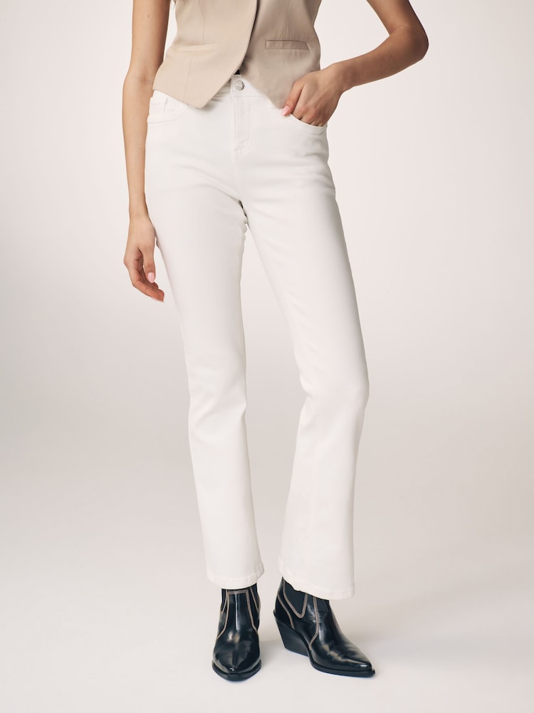White Supersoft Bootcut Jeans - Image 1 of 5