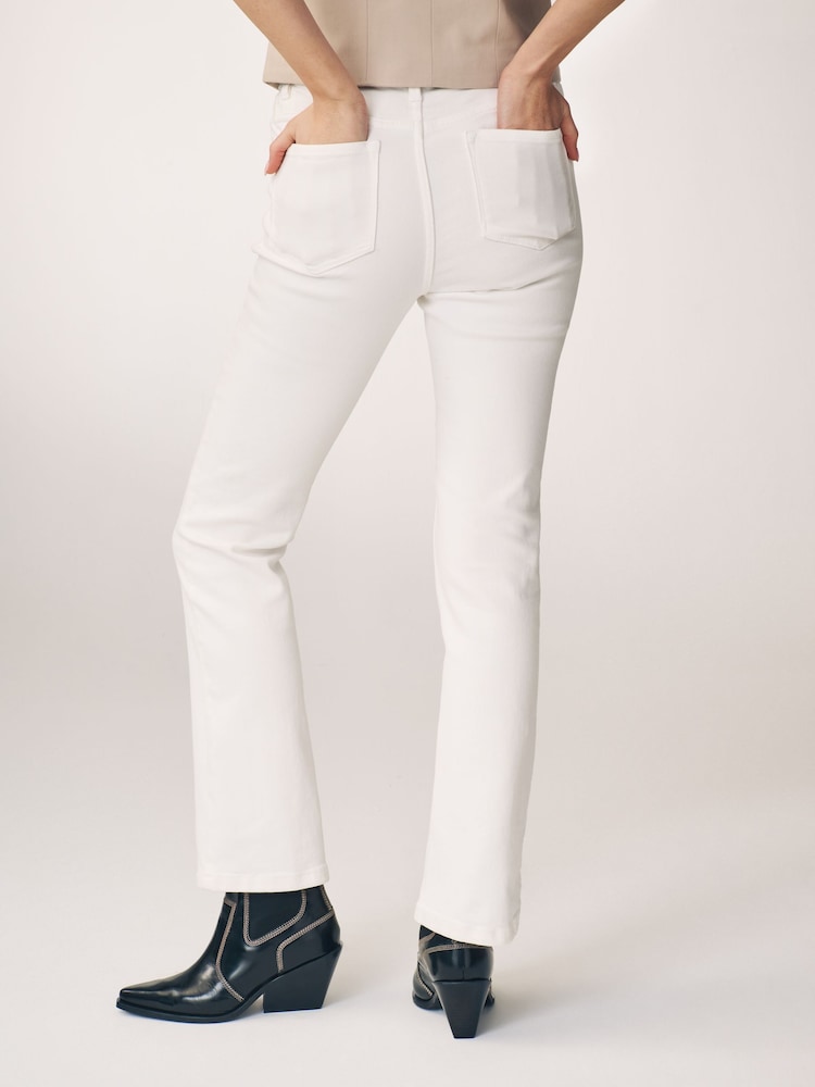 White Supersoft Bootcut Jeans - Image 2 of 5