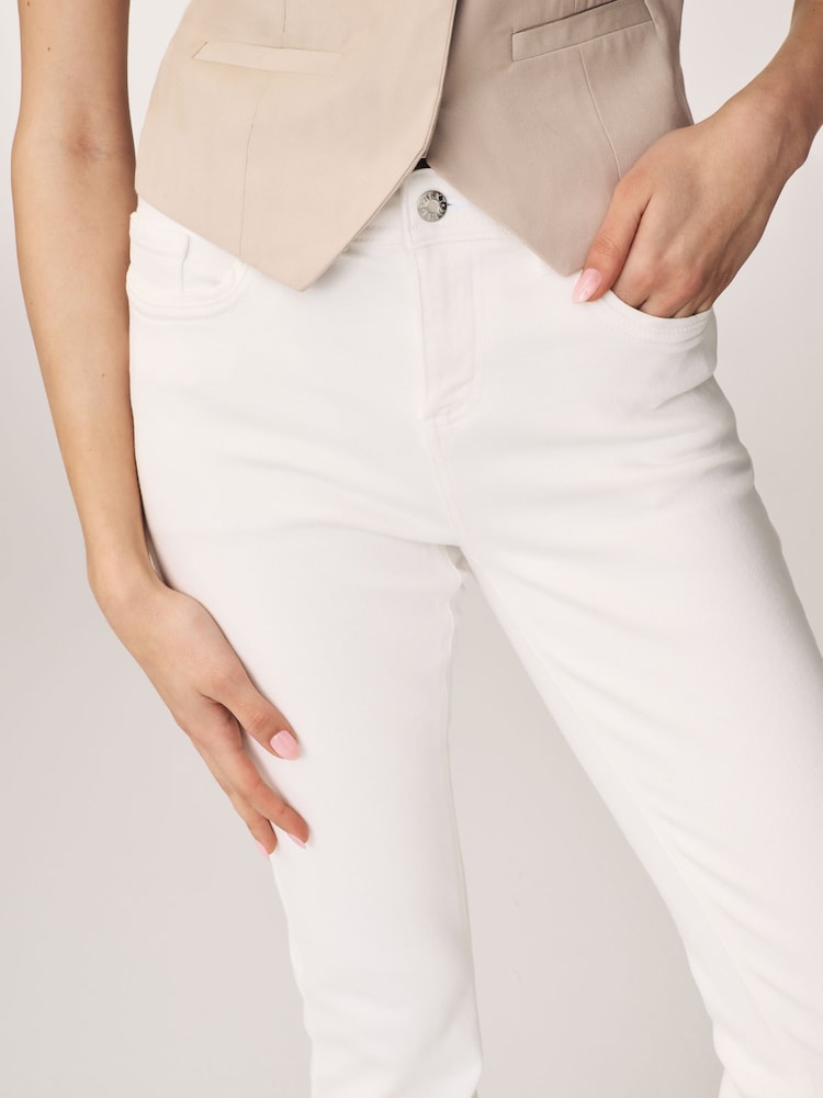 White Supersoft Bootcut Jeans - Image 3 of 5