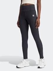 adidas Black Essential High Waisted Leggings - Image 1 of 6