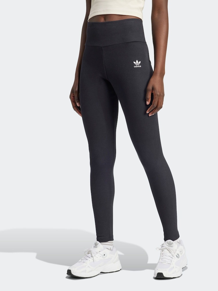 adidas Black Essential High Waisted Leggings - Image 1 of 6