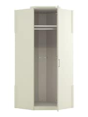 Wiemann White Peyton Corner Mirror Semi-fitted Wardrobe - Image 2 of 3