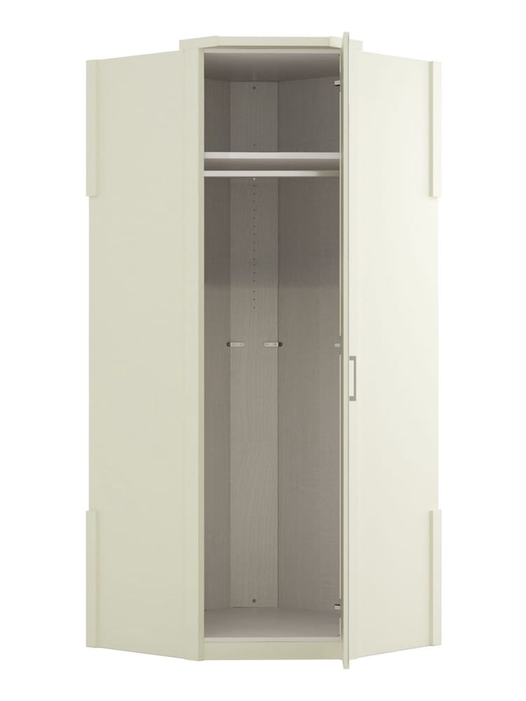 Wiemann White Peyton Corner Mirror Semi-fitted Wardrobe - Image 2 of 3