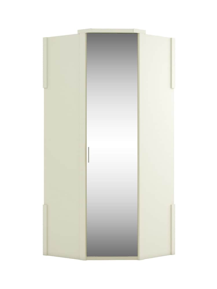 Wiemann White Peyton Corner Mirror Semi-fitted Wardrobe - Image 3 of 3