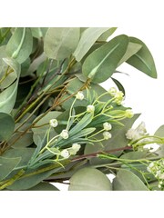 Gallery Home Green Baby's Breath & Eucalyptus Arrangement - Image 3 of 5