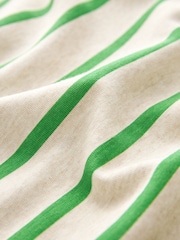 Beige/Grün - Rundhals-Sweatshirt mit eleganten Streifen - Bild 6 von 6