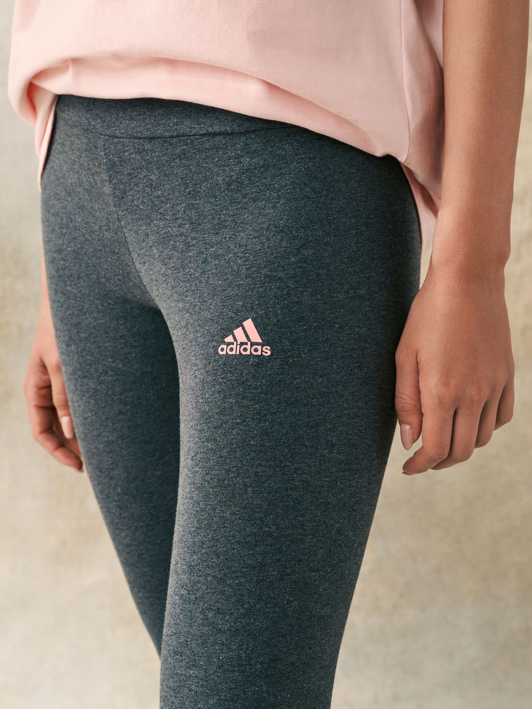 Buy adidas Grey Essentials Linear Logo Leggings from Next Saudi Arabia