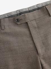 Brown Tailored Fit Signature TG Di Fabio Trim Texture Suit: Trousers - Image 8 of 10