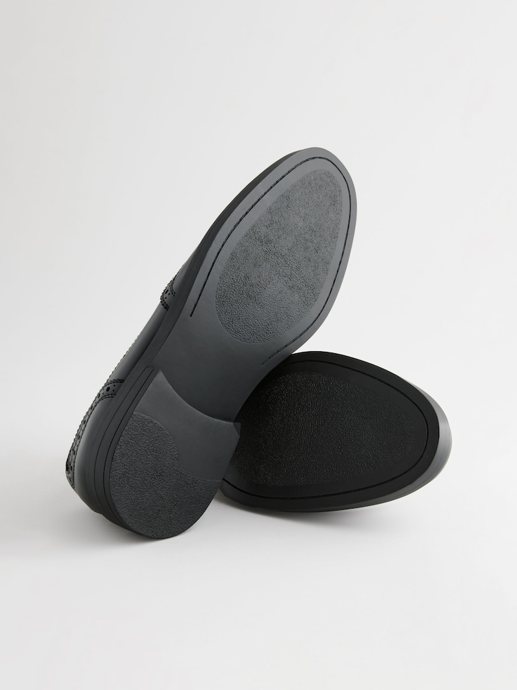 Schwarz - Derby-Schnürschuh mit Profilsohle - Bild 6 von 6 Schwarz - Derby-Schnürschuh mit Profilsohle - Bild 6 von 6
