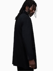 AllSaints Manor Black Coat - Image 2 of 7