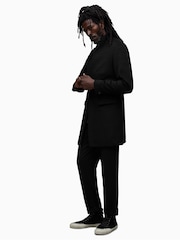 AllSaints Manor Black Coat - Image 4 of 7