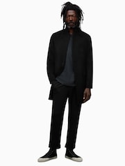 AllSaints Manor Black Coat - Image 5 of 7