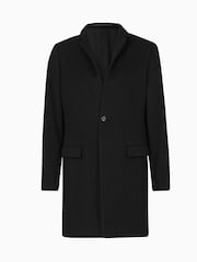 AllSaints Manor Black Coat - Image 7 of 7
