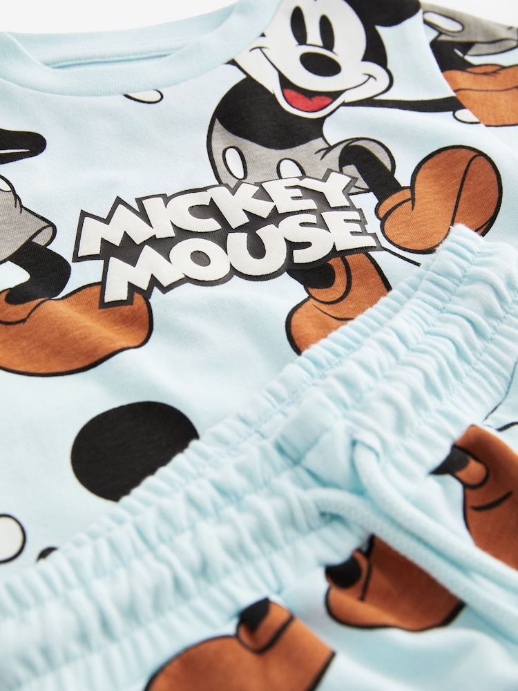Blue Mickey Short Sleeves T-Shirt and Shorts Set (3mths-8yrs) - Image 7 of 7