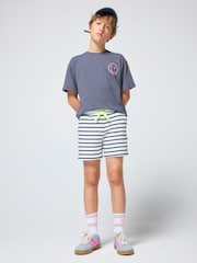SCAMP & DUDE Stripete Fargeblokking Shorts - Bilde 3 av 3