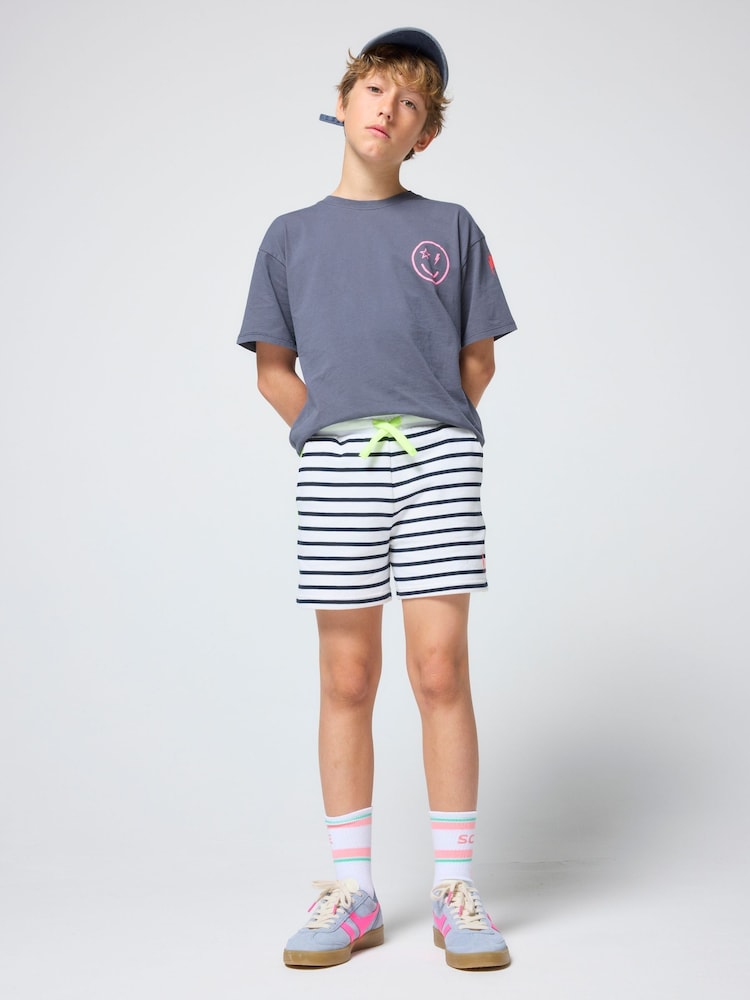 SCAMP & DUDE Stripete Fargeblokking Shorts - Bilde 3 av 3