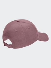 adidas Red Baseball 100% Cotton 3-Stripe Cap - Image 2 of 2