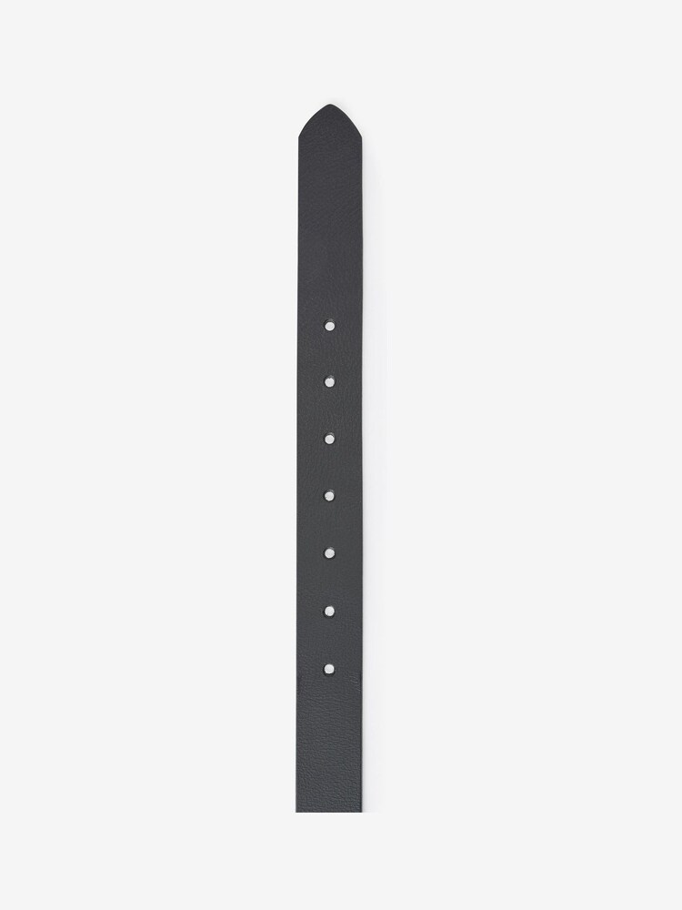 Black Leather Jeans Belt - Image 2 of 3