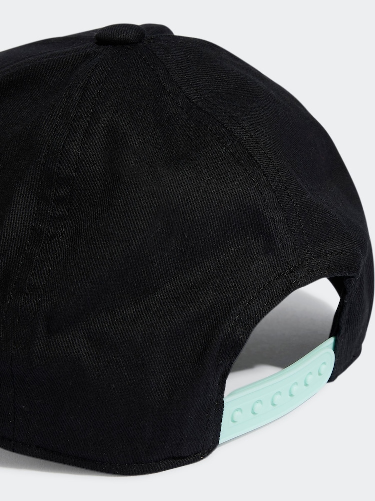 adidas Black Light Kids 100% Cotton Cap - Image 4 of 4